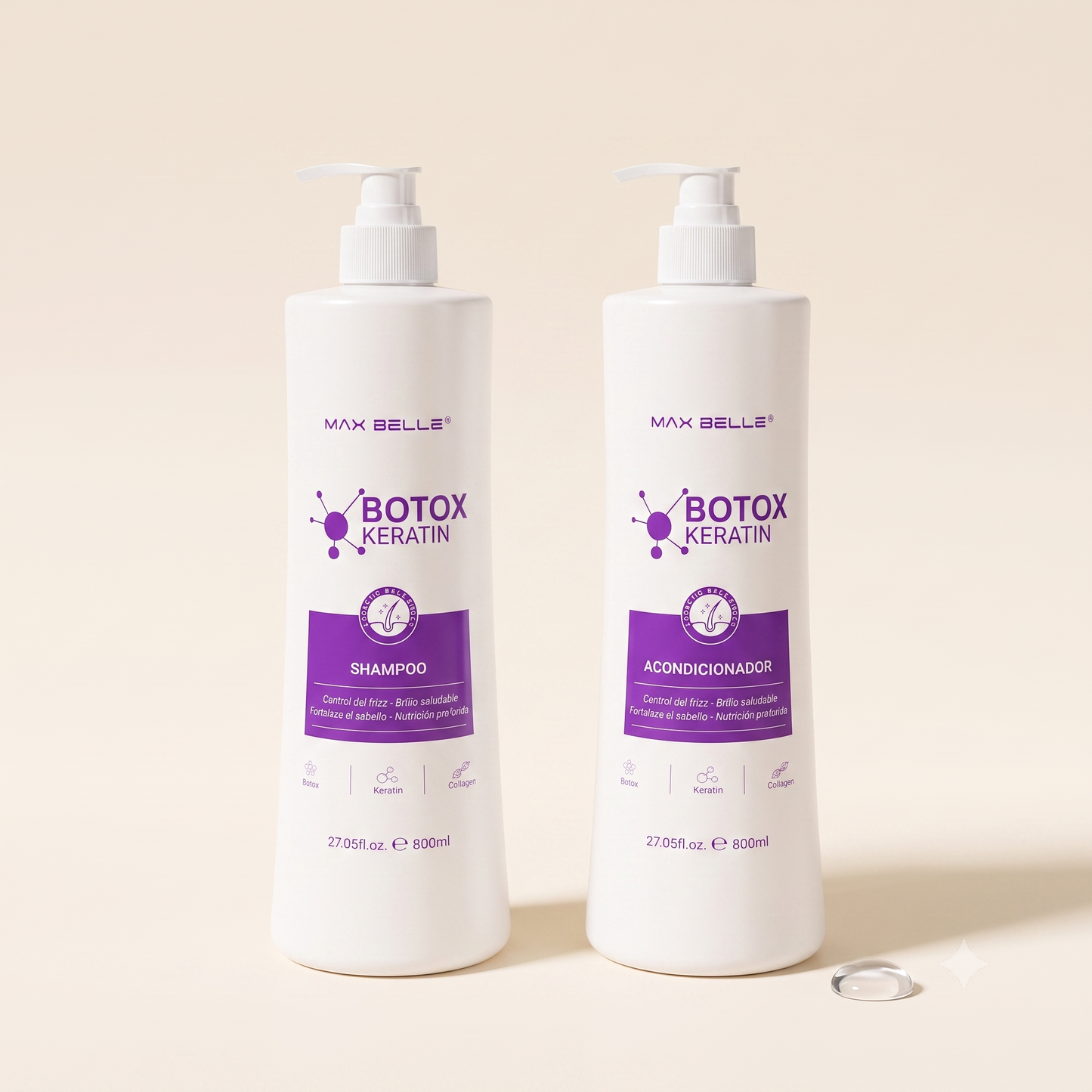 Pack Capilar: Shampoo + Acondicionador (Keratina) — Rutina Base