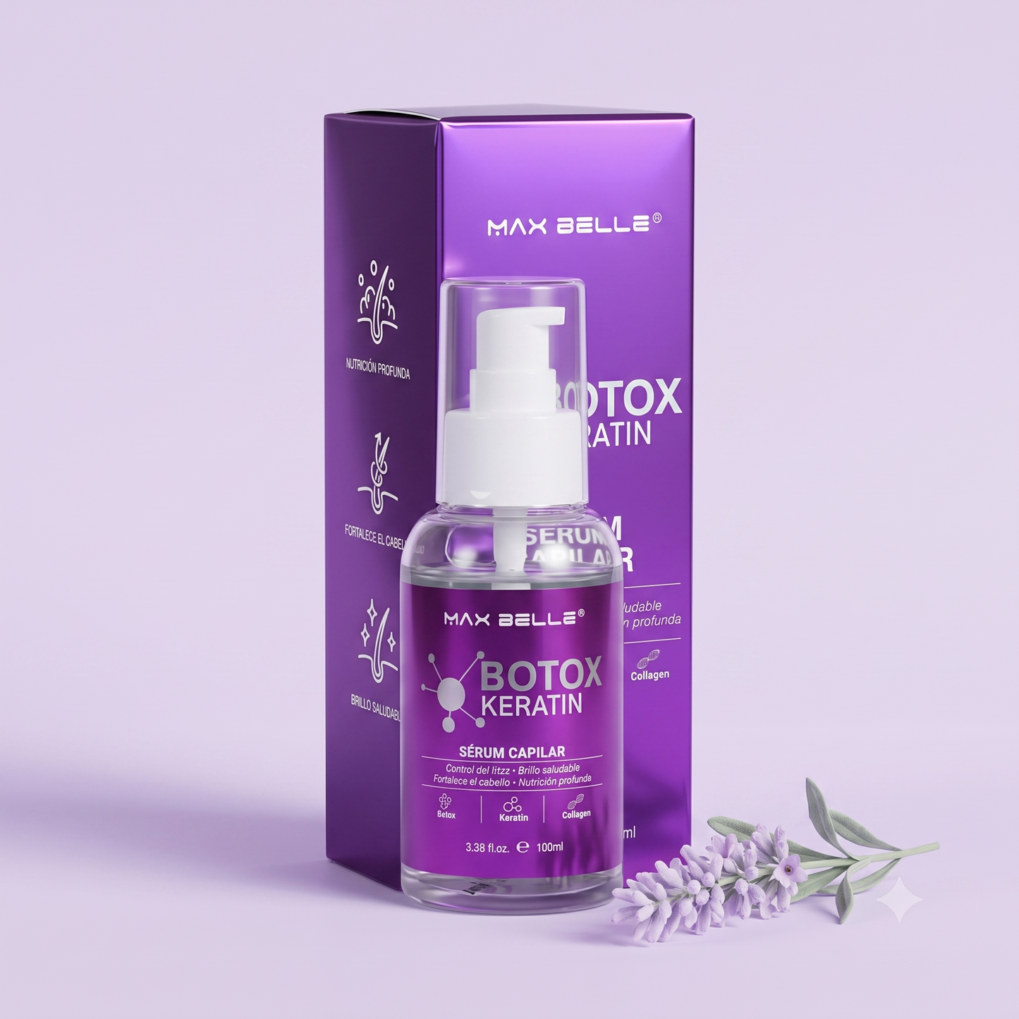 Sérum Capilar con Keratina y Colágeno