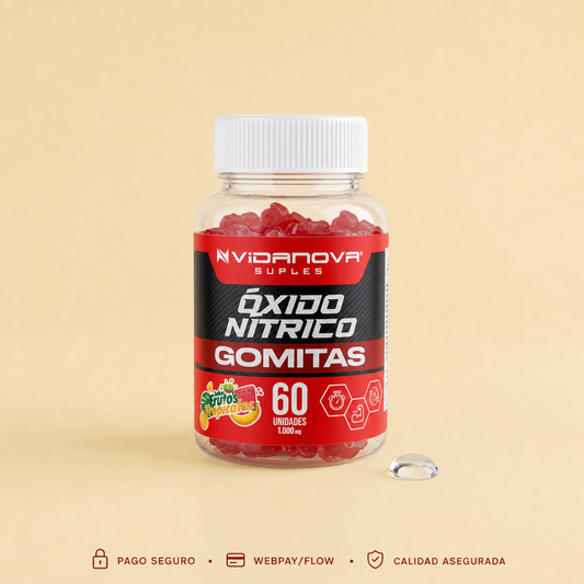 Gomitas de Óxido Nítrico — Energía y Rendimiento (60 gomitas)