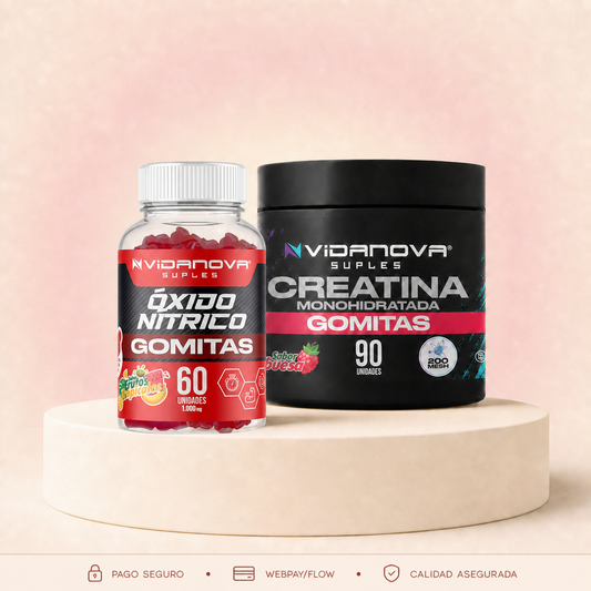 Pack Impulso Total — Óxido Nítrico + Creatina en Gomitas