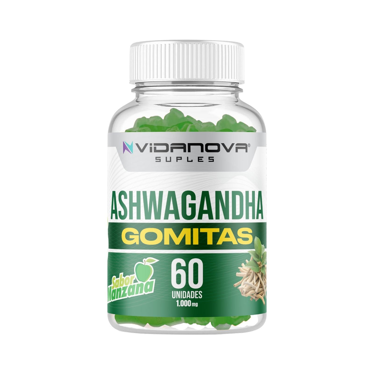 Gomitas de Ashwagandha 800 mg (x60)