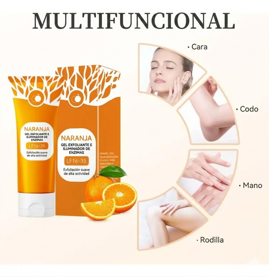 Gel Exfoliante de Naranja Natural