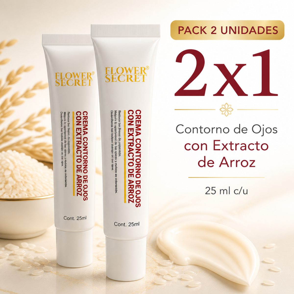 Contorno de Ojos con Arroz (Pack 2x1)