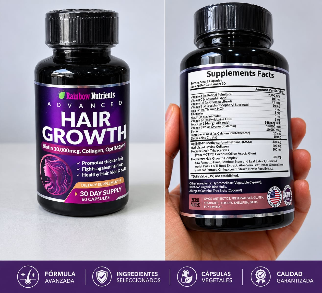 Hair Growth Force — Crecimiento Capilar