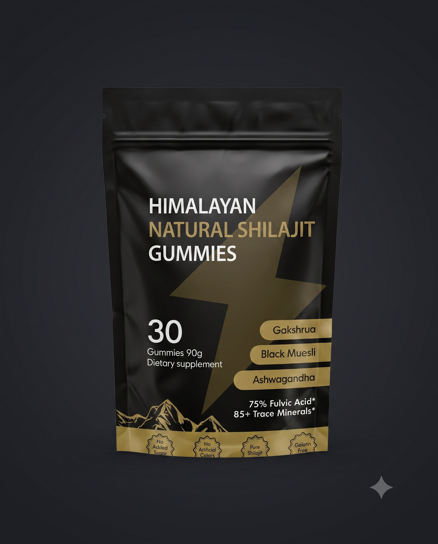 Shilajit Himalaya Gummies · Energía y Bienestar · 30 gomitas