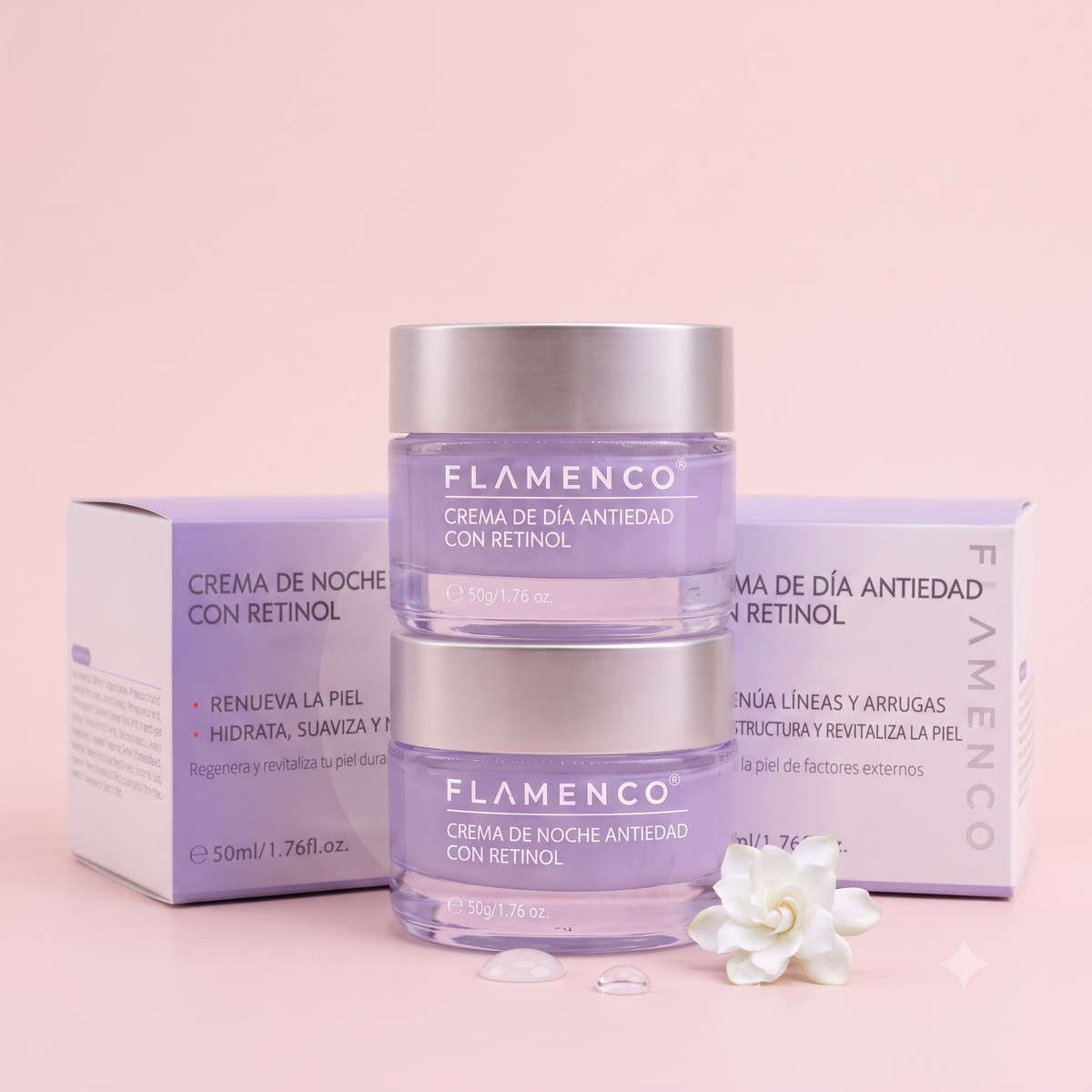 Pack Skincare Coreano - Crema Retinol Día/Noche