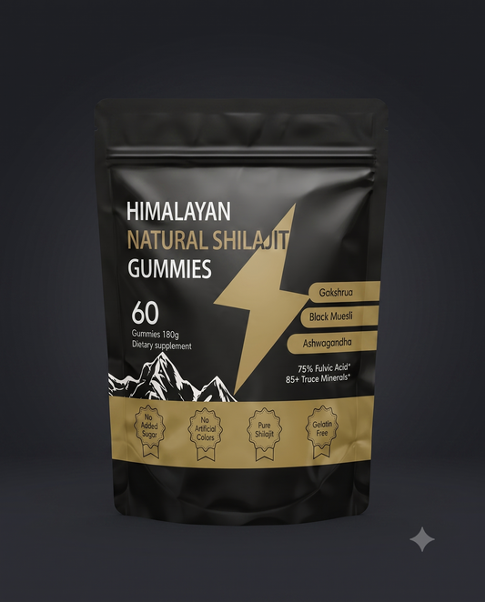 Shilajit Himalaya Gummies · Energía y Bienestar · 60 gomitas