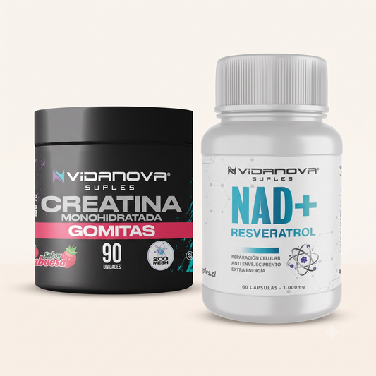 Pack Fuerza + Energía: Creatina Gomitas + NAD+