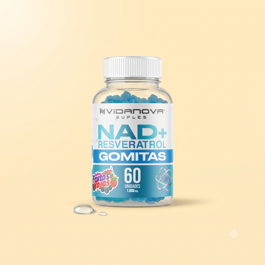 Gomitas NAD+ Resveratrol 1000 mg