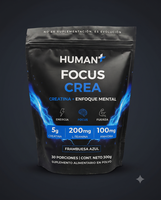 Focus Crea · Creatina + Enfoque Mental 300g · Frambuesa Azul