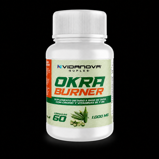 Okra Burner · Quema & Control del Apetito (60 cápsulas)