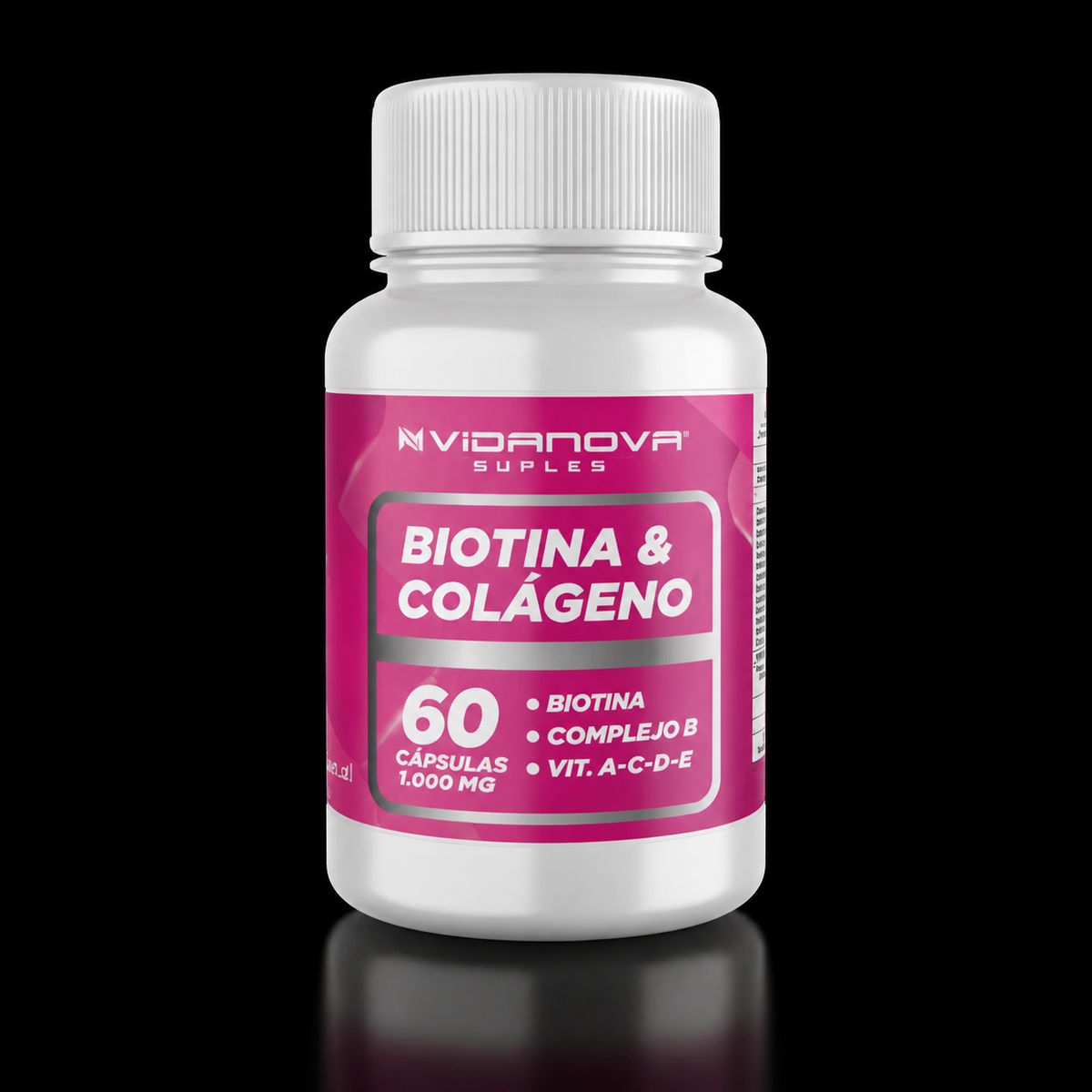 Biotina & Colágeno · Cabello, Piel y Uñas Radiantes (60 cápsulas)