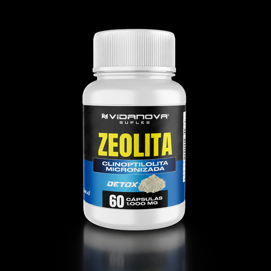 Zeolita Detox · Clinoptilolita Micronizada (60 cápsulas)